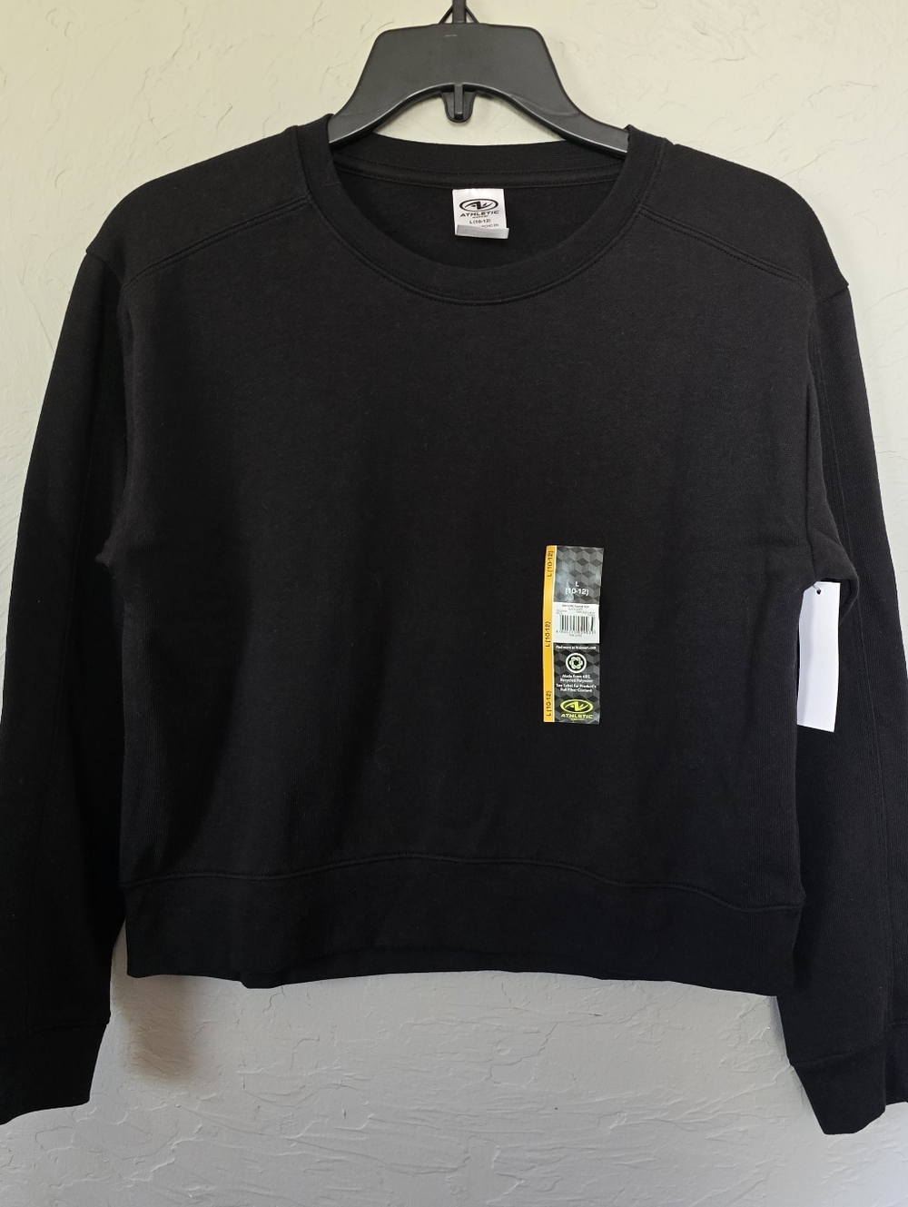 Nwt Girls Black Athletic 10/12large